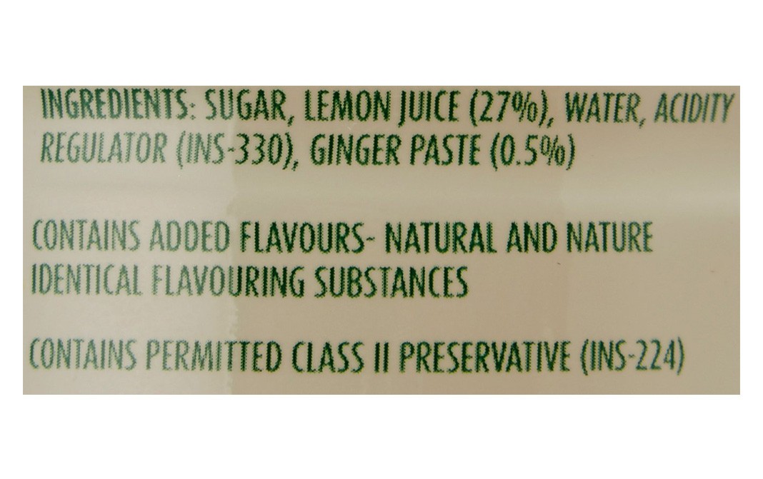Mapro Restore Lemon Ginger Squash   Plastic Bottle  750 millilitre